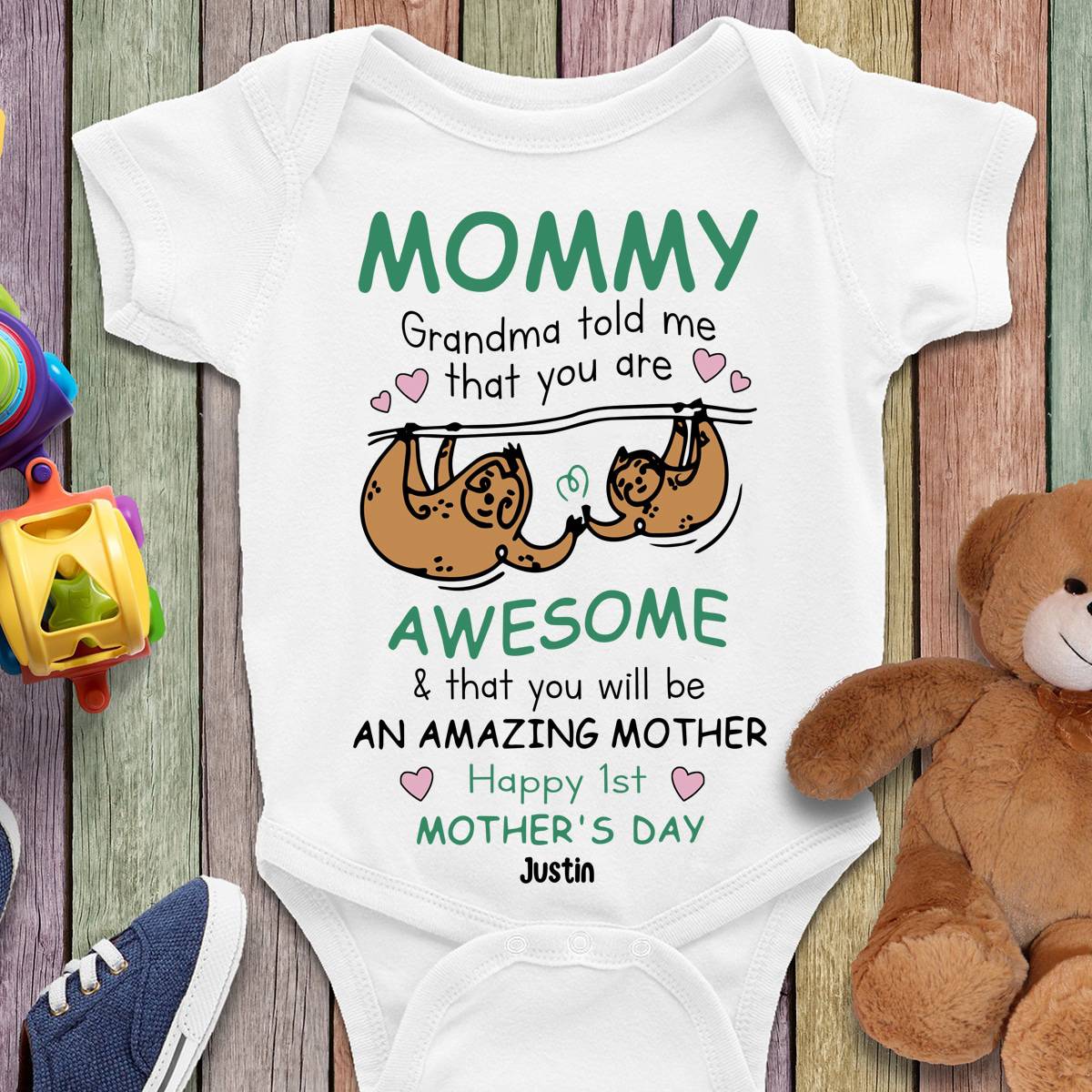 Orders 1st mothers day onesie