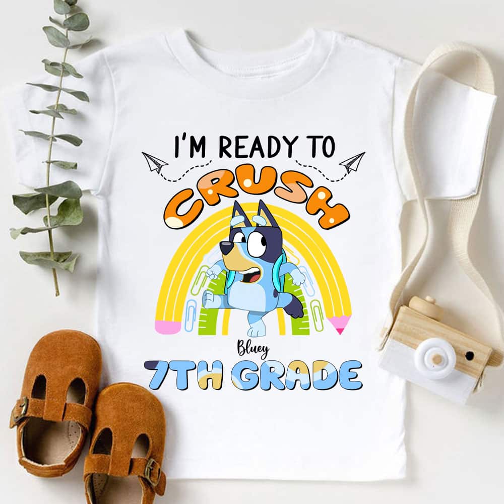 I'm Ready To Crush, Personalized Bluey Bingo T Shirt