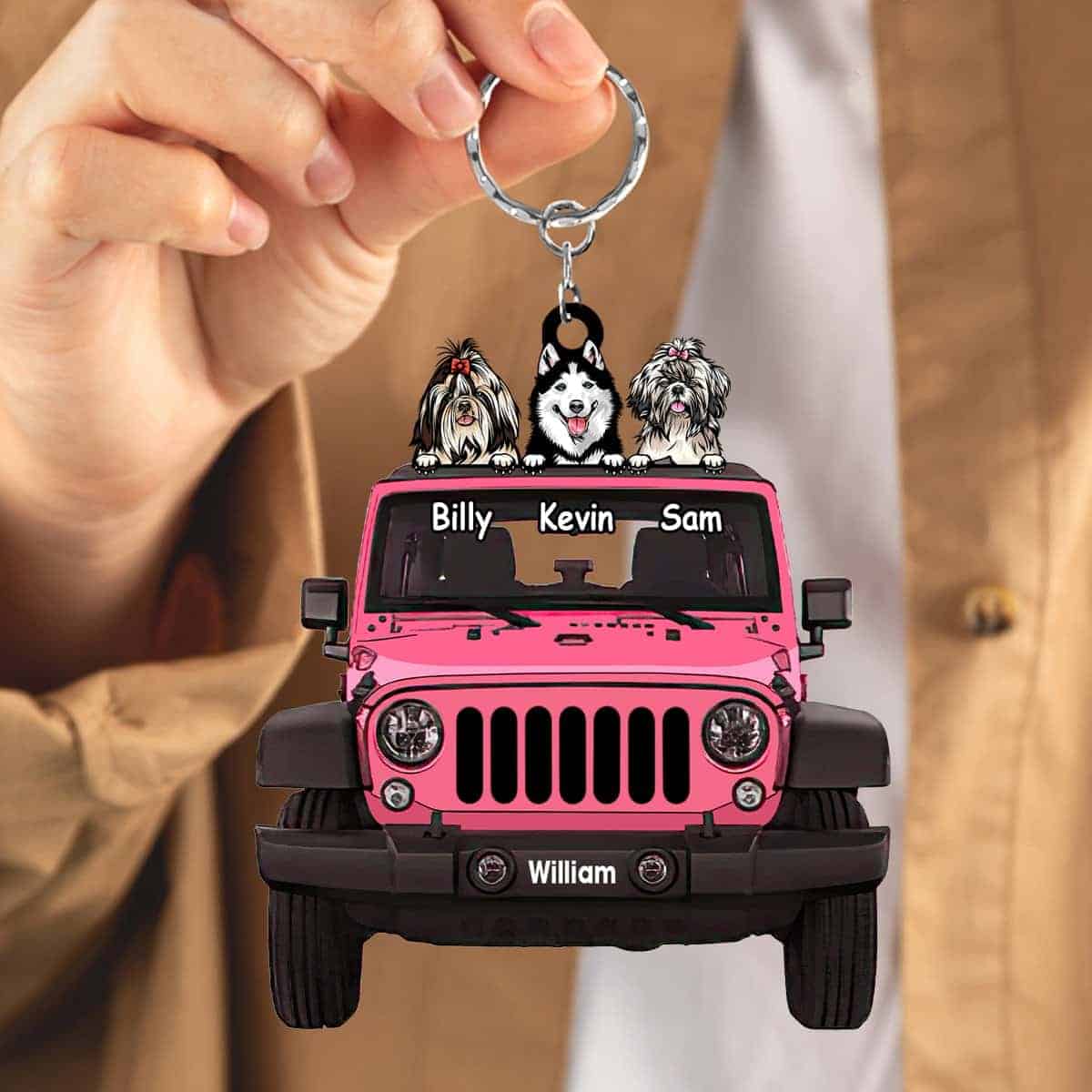 Jeep girl keychain store
