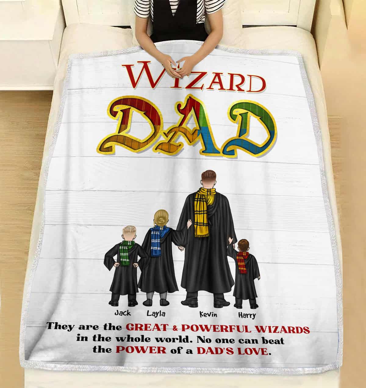 The Wizard Personalized Pet selling Blanket