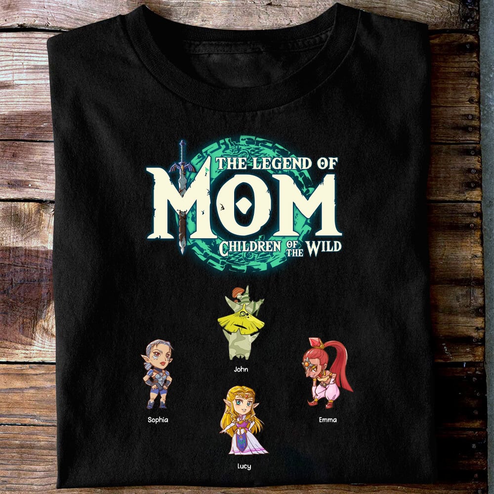 キッズ・ファミリー maa The Legend Of Mom Children Of The Wild, Personalized T Shirt