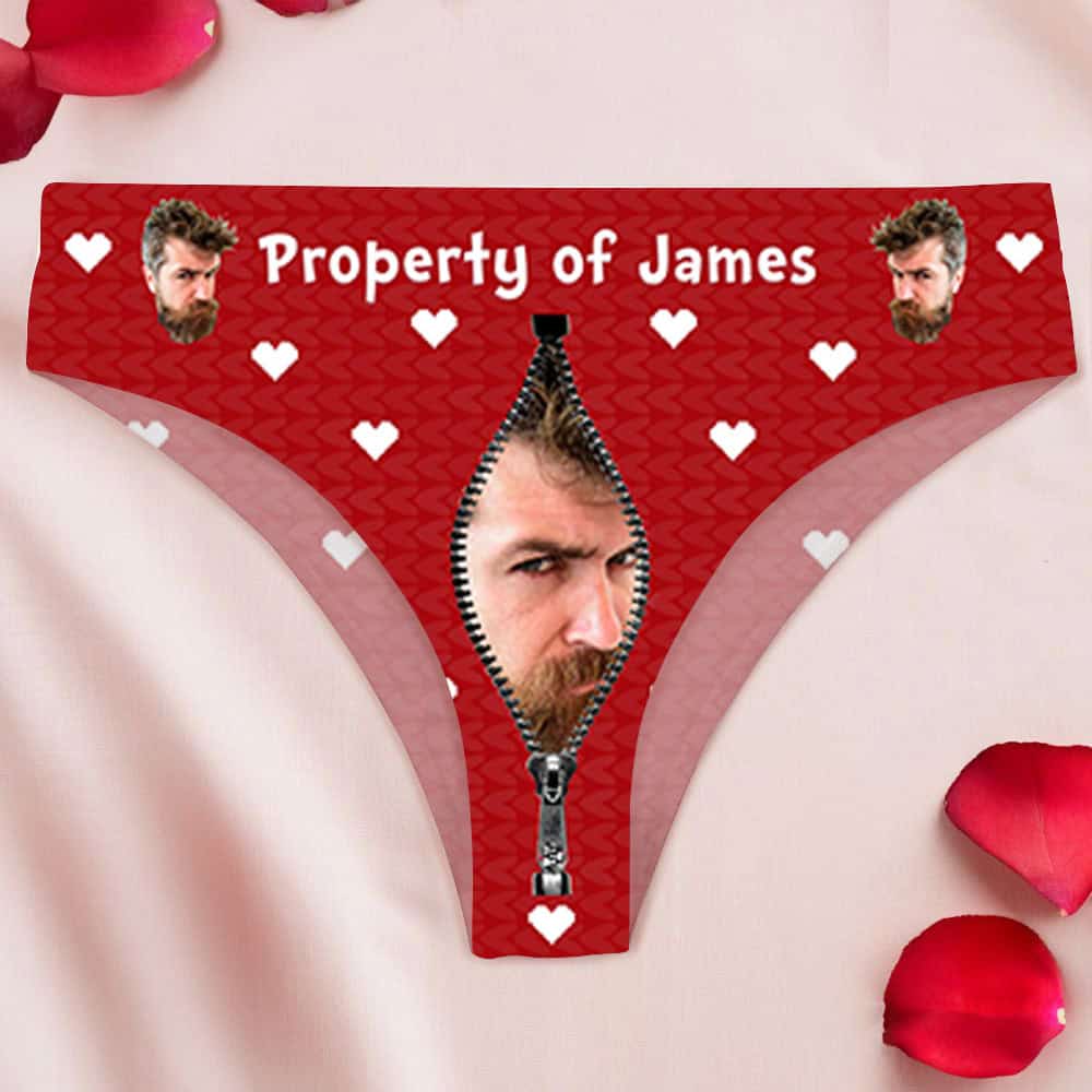 Property Of Panties Custom Personalized Submissive Collared Funny Bride